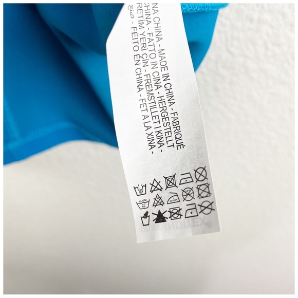 Zara Blue Corset Stitch Mini Dress Size Small‎ - Picture 13 of 13